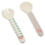 Bebe Confort - Couverts d’apprentissage en Bambou - Jungle Vibes (9M +)