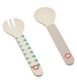 Bebe Confort - Couverts d’apprentissage en Bambou - Jungle Vibes (9M +)