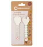 Bebe Confort - Couverts d’apprentissage en Bambou - Jungle Vibes (9M +) – Image 2