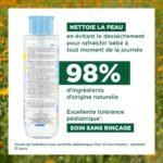 Klorane - Eau nettoyante sans rinçage au Calendula apaisant - Bébé - Peau normale 500 ml – Image 2