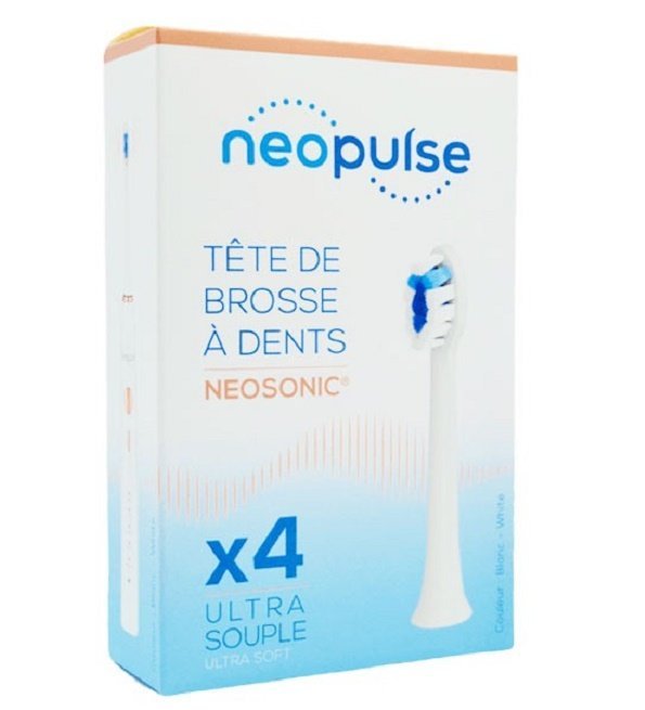 3770014324290-neopulse-tetes-brosse-dents-neosonic-blanc-ultra-soft-4-unites-1.jpg NEOPULSE Recharge 4 Tetes de Brosse à Dent Ultra Souple Blanc – Image 1
