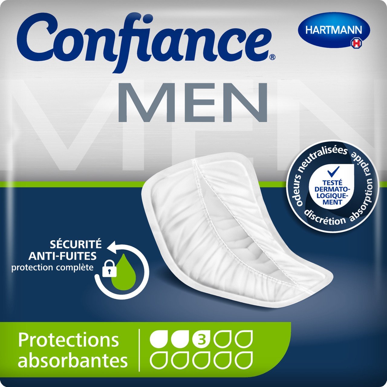 4052199299259-5.jpg HARTMANN CONFIANCE MEN ABSORPTION 4 PROTECTION ANATOMIQUE X14 Unités – Image 1