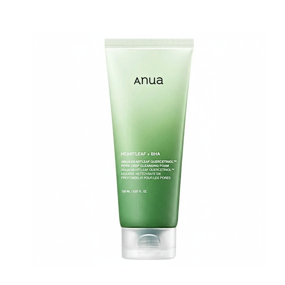 Anua-HeartleaF-Quercetinol-Pore-Deep-Cleansing-Foam-150ml.png Anua HeartleaF Quercetinol Pore Deep Cleansing Foam 150ml – Image 1