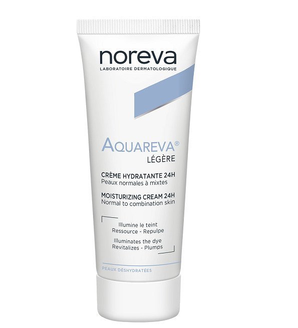 Aquareva-Creme-hydratante-legere.jpg NOREVA AQUAREVA CRÈME HYDRATANTE 24H LÉGÈRE 40ml – Image 1