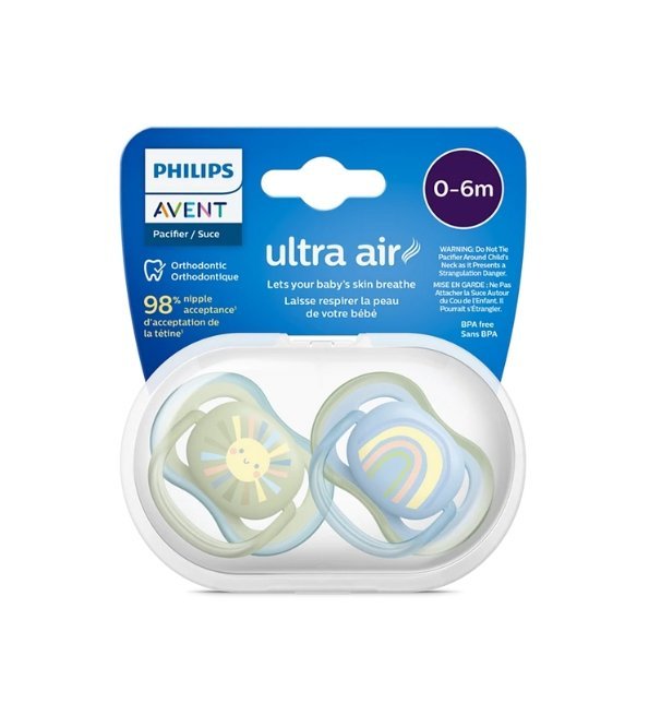 Avent-Suc-Ultra-Air-0-6m-Boy-Scf08558-1.jpg Avent Sucette Ultra Air 0-6m Boy Scf085/58 – Image 1