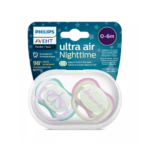 Avent Sucette Ultra Air Night Time 0-6m Scf376/19 Girl