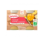 BABYBIO PETIT POT MANGUE POMME 2 x 130G