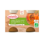 BABYBIO POT CAROTTE POTIMARRON 2 x 130G