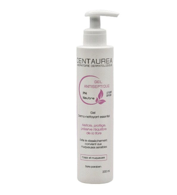 CENTAUREA-Gel-anticeptique.jpg Centaurea Gel Antiseptique Ph Neutre 200ml – Image 1