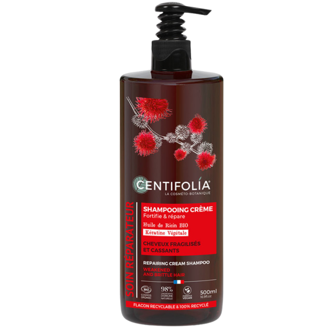 Centifolia-Shampo-keratine-Repare-500ml-1-1.png Centifolia Shampoing keratine & Repare 500ml – Image 1
