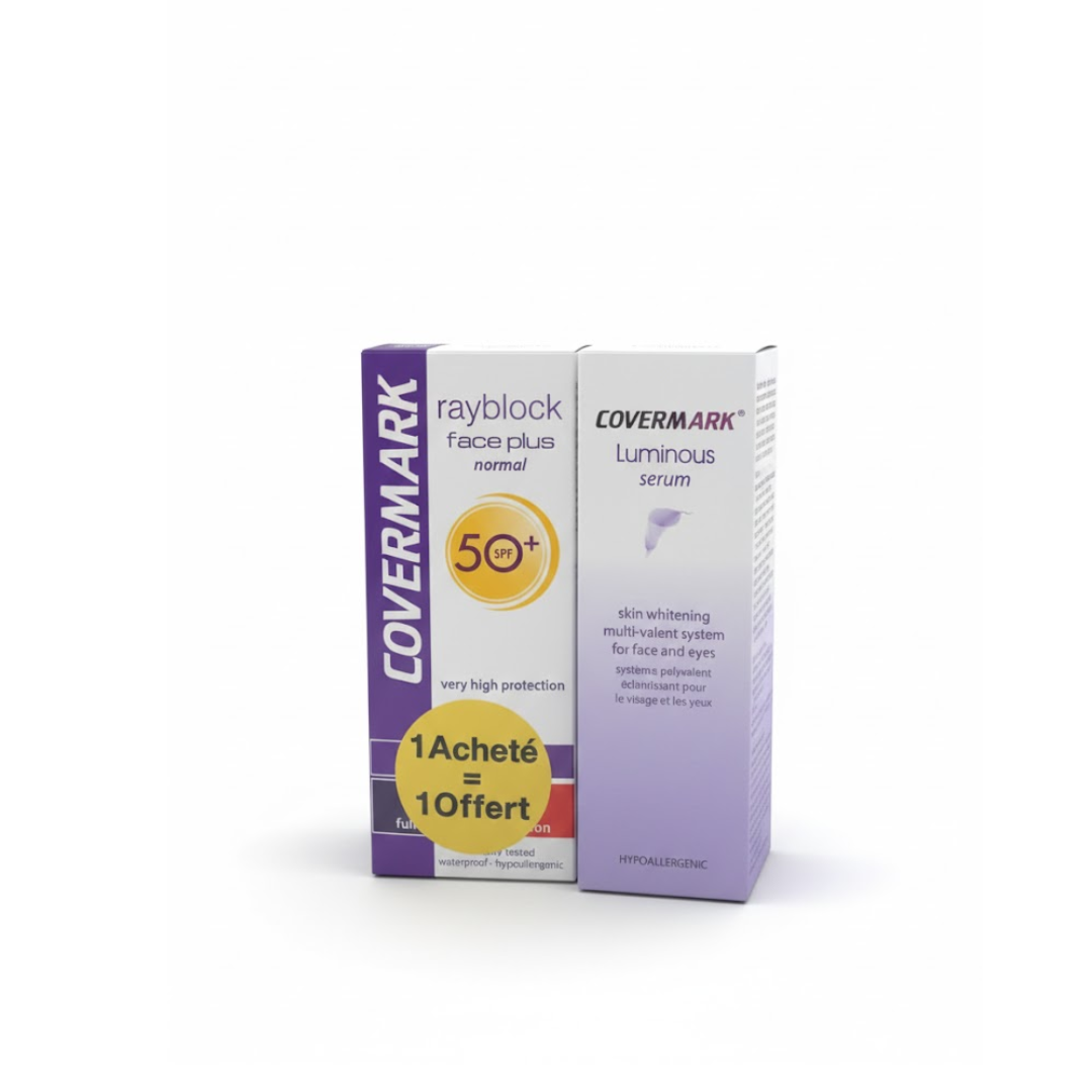 Covermark-Luminous-SerumRayblock-Normal-Invisible-Pack-1.png Covermark Luminous Serum + Rayblock Normal Invisible Pack – Image 1