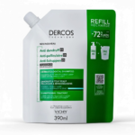 Dercos Shampoing Anti-Pelliculaire Cheveux Gras Refill Recharge 390ml