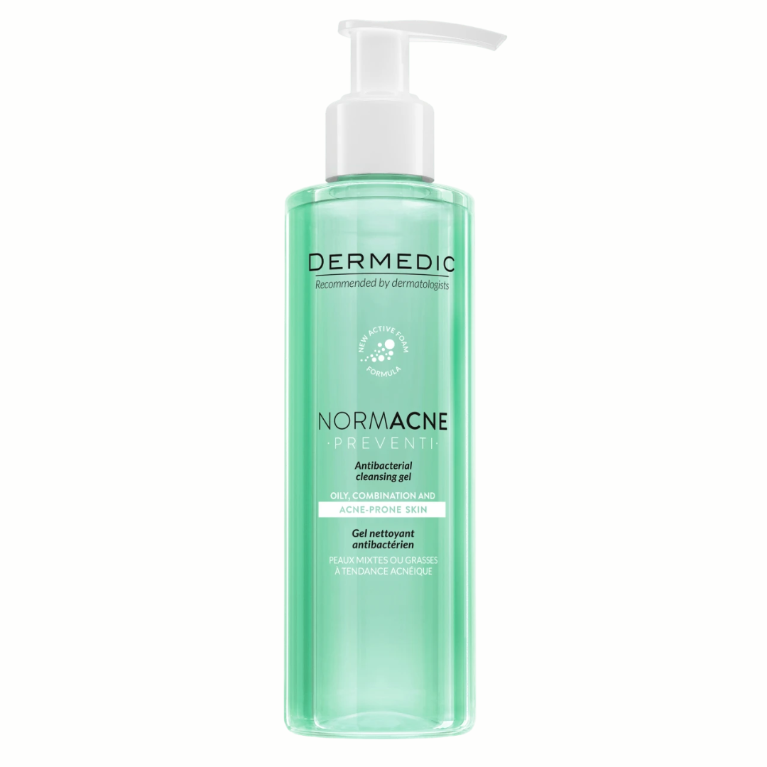 Dermedic-normacne-gel-nettoyant-antibacterien-200ml-1-1.png Dermedic Normacne Gel Nettoyant Anti-bacterien 200ml – Image 1
