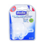 Dodie 2 Tetines Ini+ Anti-Colic D4 +6m Liquide Epaise 2Age