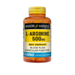 Mason Natural L-Arginine 500mg 60 capsules