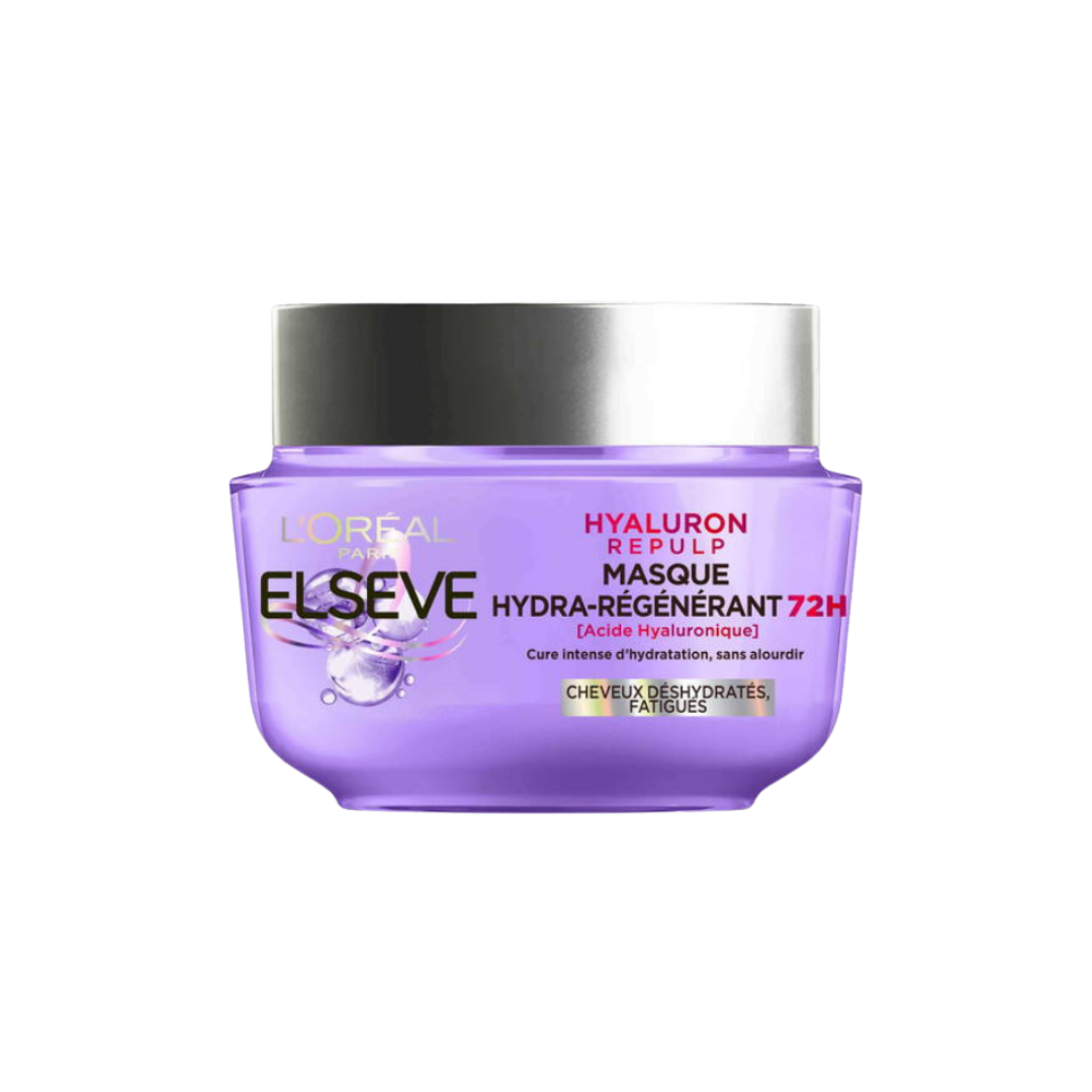 Elseve-Hyaluron-repulp-Masque-Hydra-regenerant-310ml-1.png L'Oreal Paris Elseve Hyaluron Repulp Après Shampoing Démêlant Hydratation 200ml – Image 1