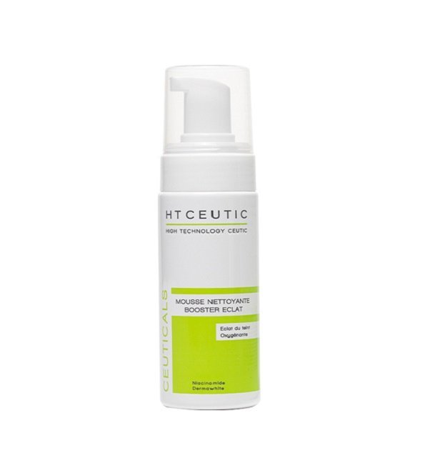 HTCEUTIC-MOUSSE.jpg HT Ceutic MOUSSE NETTOYANTE Booster Eclat 150ml – Image 1