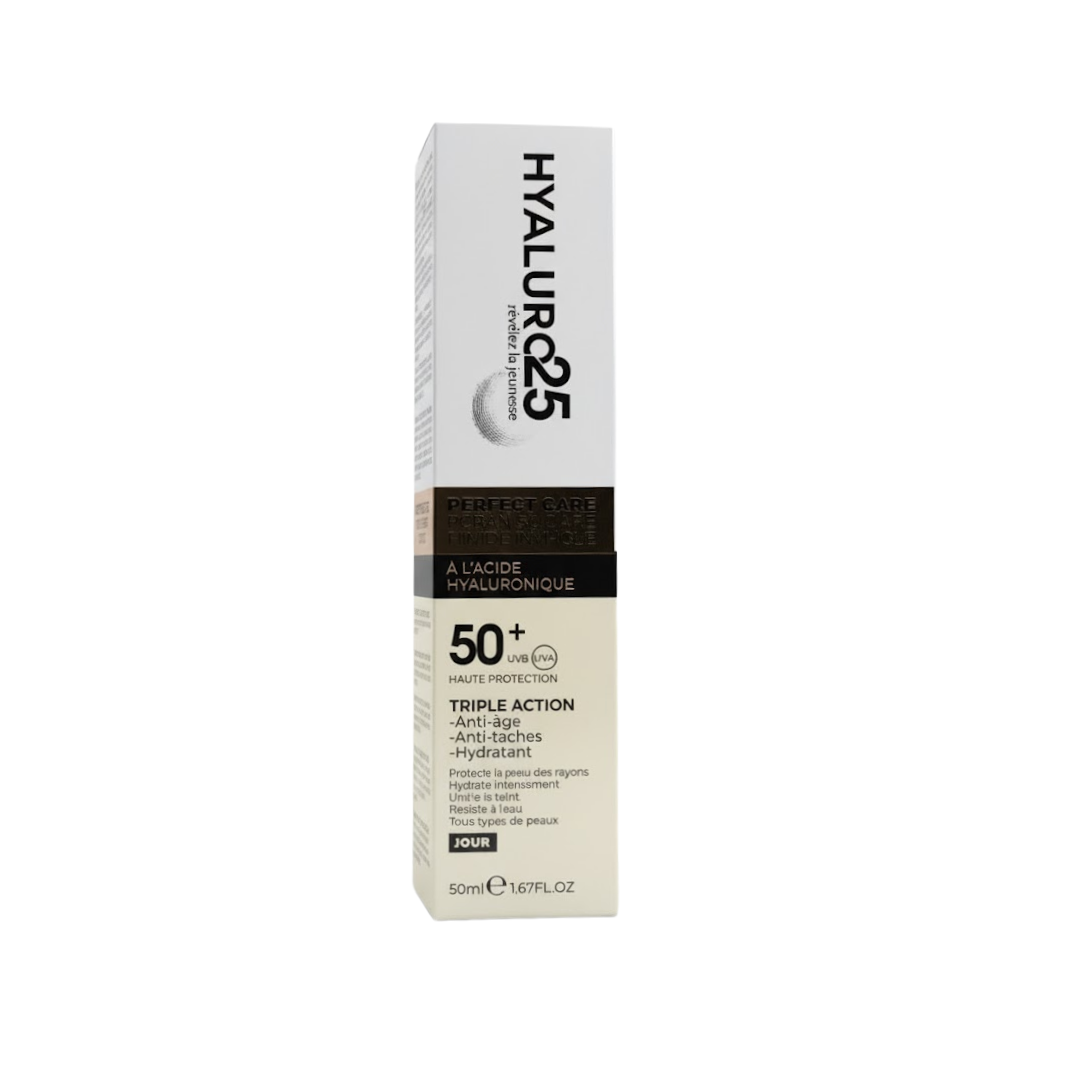 Hyaluro25-Ecran-Solaire-Fluide-Invisible-spf50-50ml-1.png Hyaluro25 Ecran Solaire Fluide Invisible spf50+ 50ml – Image 1