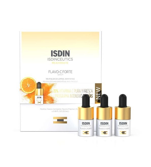 Isdin-flavo-c-Forts-serum-15-3-flacons-1.jpg IsdinF-c Forts Serum 15% 3 Flacons – Image 1