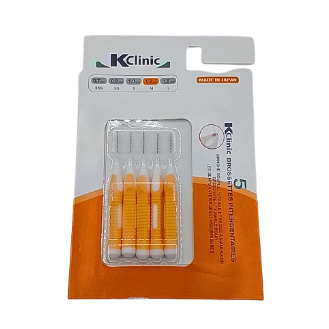 Kin-clinic-brossettes-interdentaire-1.2mm-5unites-1.png Kin Clinic Brossettes Interdentaire 1.2mm 5Unites – Image 1