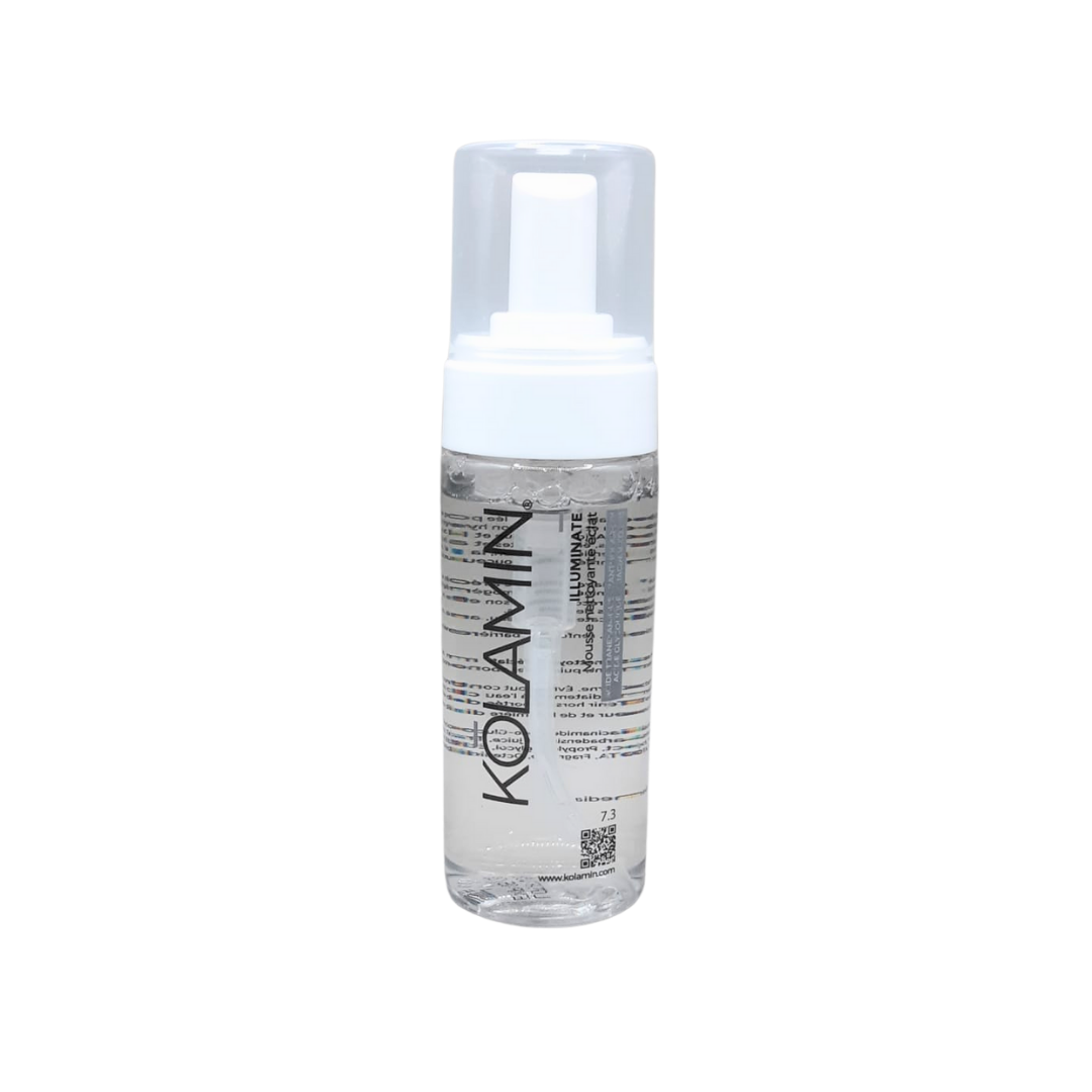 Kolamin-Illuminate-Mousse-Nettoyante-Eclat-150ml-1.png Kolamin Illuminate Mousse Nettoyante Eclat 150ml – Image 1