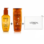 L'Oreal Paris Elseve Huile Extraordinaire Jojoba+shampooing 200ml+Trousse Blanche Pack