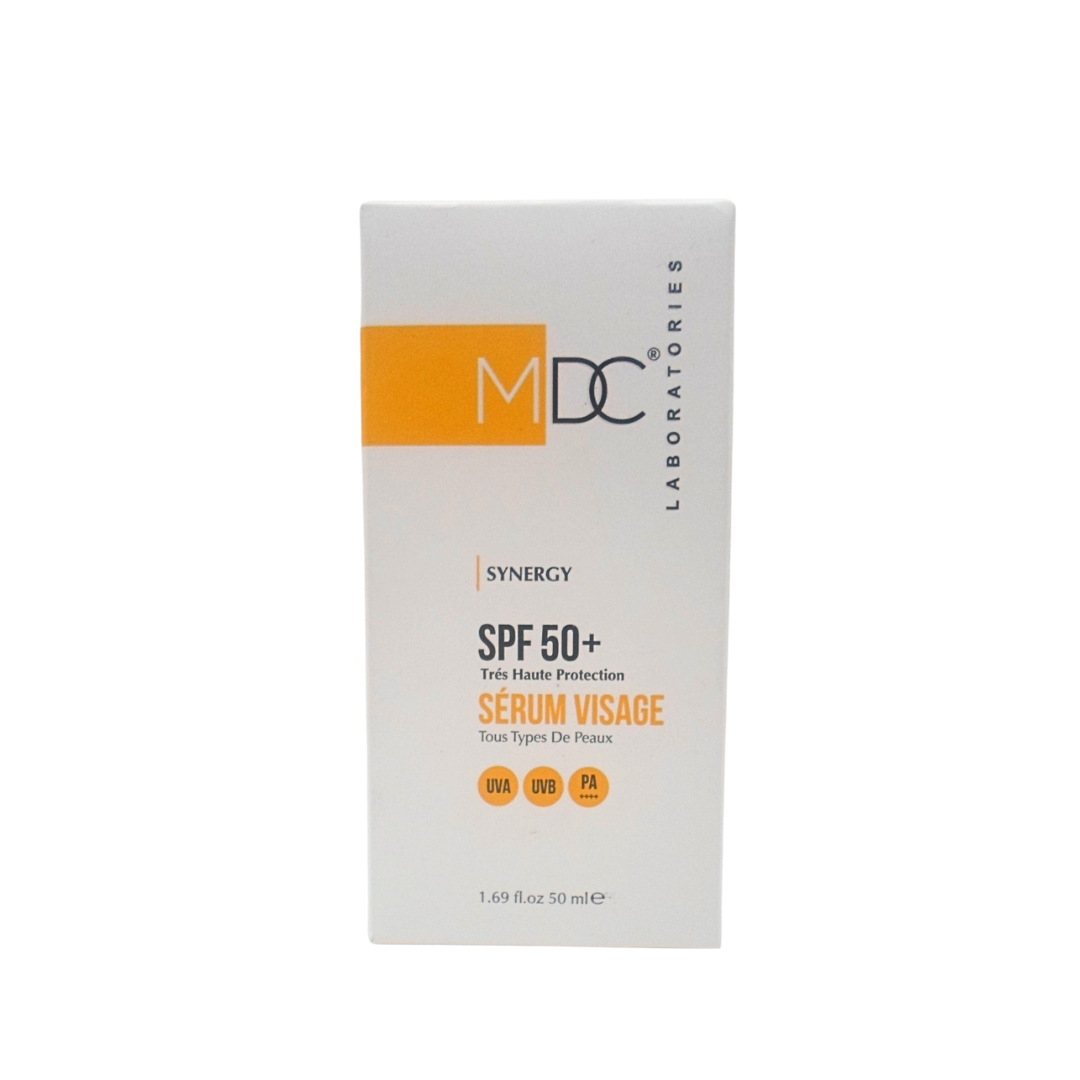 MDC-Synergy-Face-Serum-SPF-50-50ml-1.png MDC Synergy Face Serum SPF 50+ 50ml – Image 1