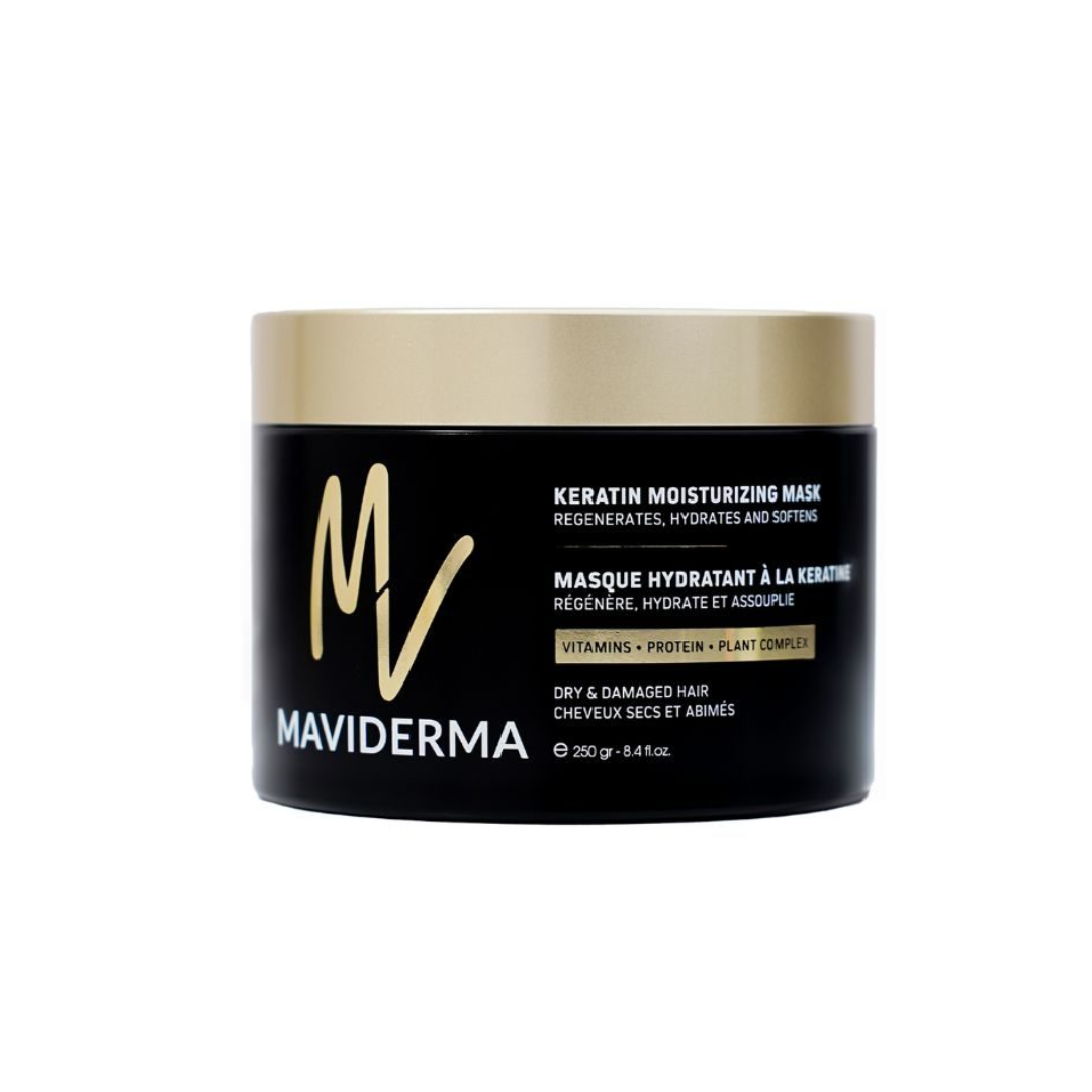 Maviderma-Masque-Hydratant-Capillaire-250ml-1.png Maviderma Masque Hydratant A La Keratinr 250ml – Image 1