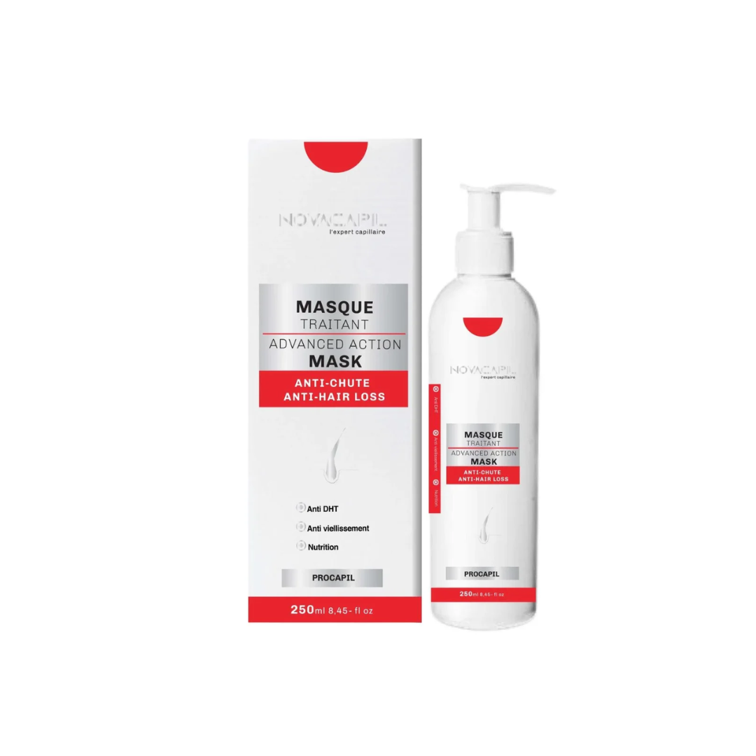 Novacapil-masque-traitant-anti-chute-250ml.png Novacapil Masque Traitant Anti-Chute 250ml – Image 1