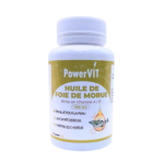 PowerVit Huile de Foie de Morue 500mg 60 Gelules