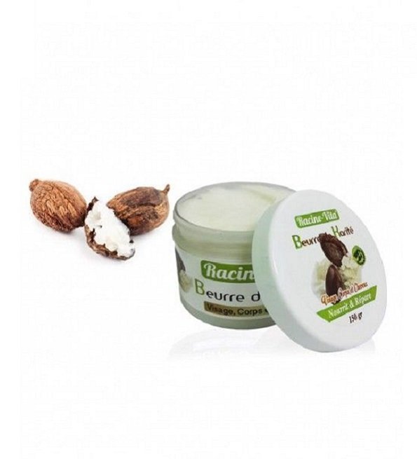 Racine-vita-beurre-de-karite-en-pot-150g-1.jpg RACINE VITA BEURRE DE KARITE 150 ML – Image 1