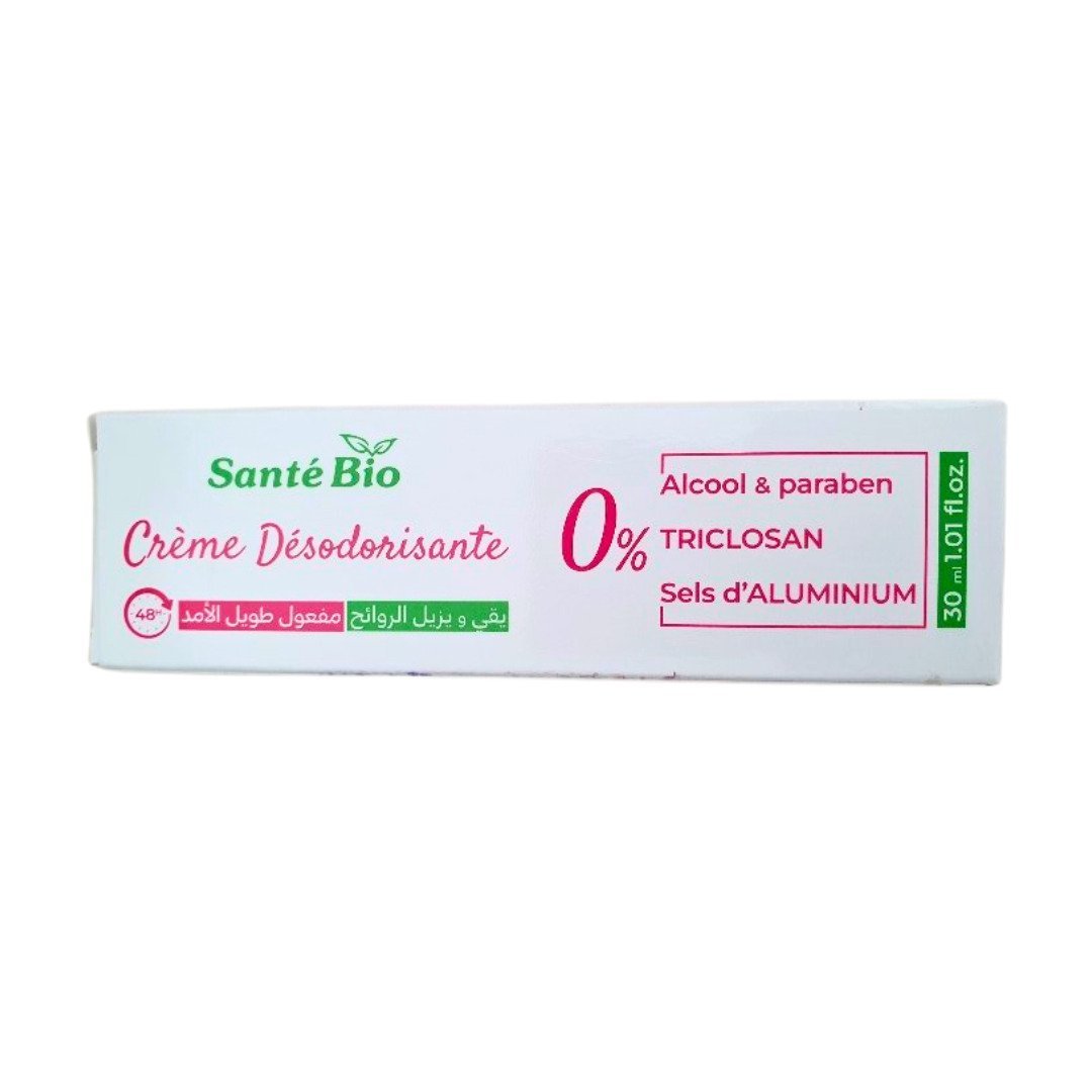 Sante-bio-creme-desodorisante-30ml-1.jpg Sante Bio Creme Desodorisante 30ml – Image 1