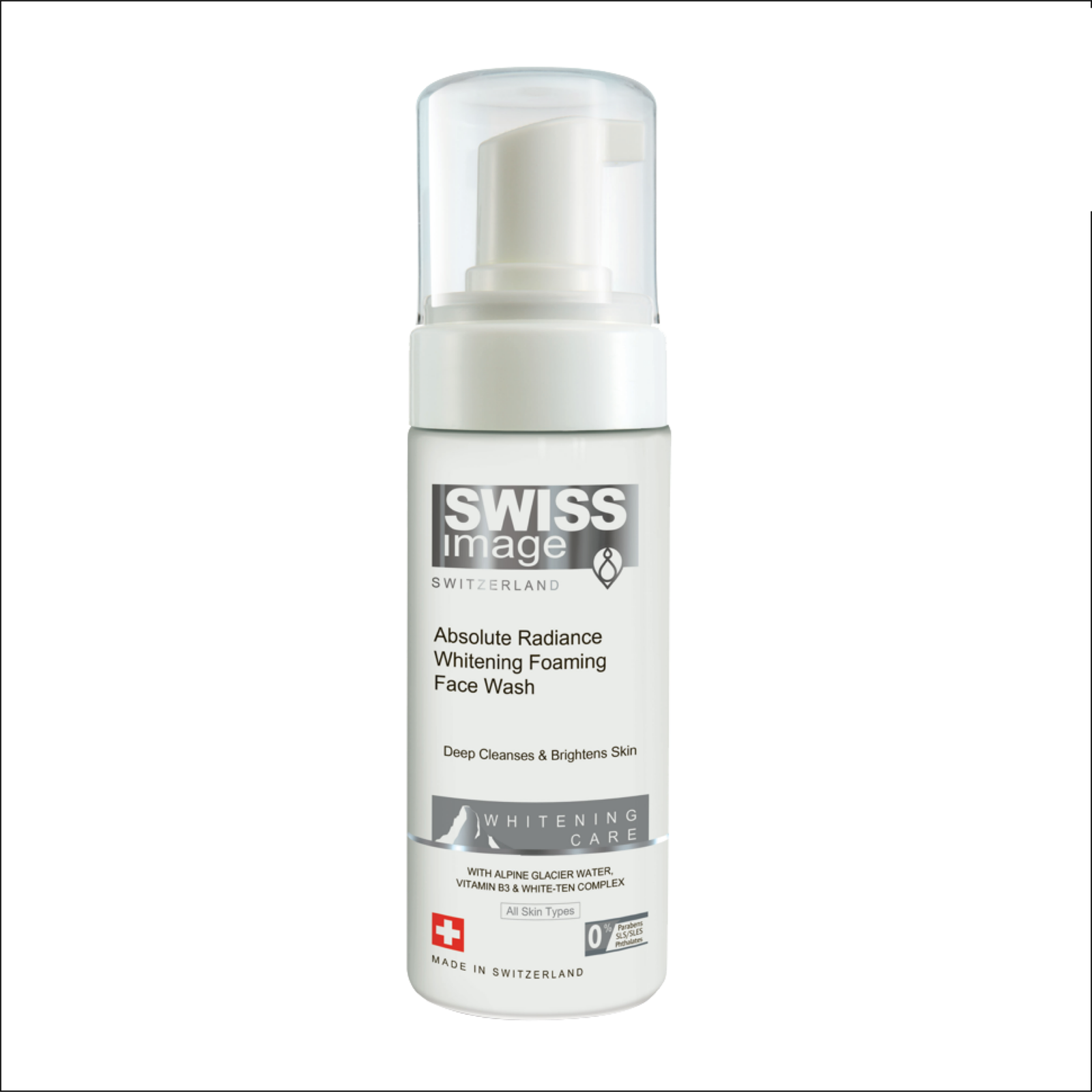 Swiiss-image-Absolute-radiance-foaming-Face-wash-200ml-1.png Swiss Image Absolute Radiance Foaming Face Wash 150ml – Image 1