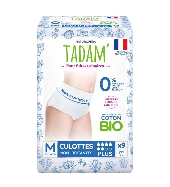 TADAM-CULOTTES-FUITES-URINAIRES-PLUS-TAILLE-M-X9-1.jpg TADAM’ CULOTTES FUITES URINAIRES PLUS TAILLE M X9 – Image 1