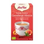 YOGI TEA ENERGIE POSITIVE CRANBERRIES HIBISCUS 17 X 2G