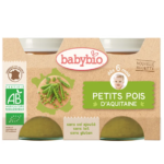 BABYBIO POT PETITS POIS 2 X 130 G