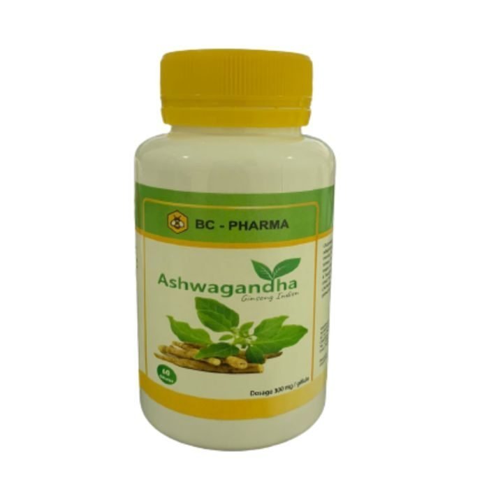 bc-pharma-ashwagandha-300-mg-60-gelules-1.jpg BC PHARMA Ashwagandha Ginseng Indien 60 Gelules – Image 1