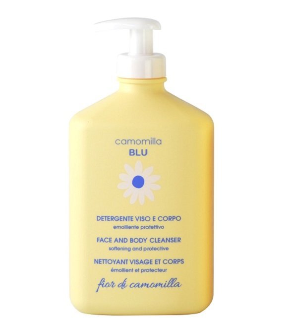 camomilla-blu-gel-camomille-1.jpg CAMOMILLA BLU NETTOYANT VISAGE ET CORPS FLEUR DE CAMOMILLE 500ml – Image 1