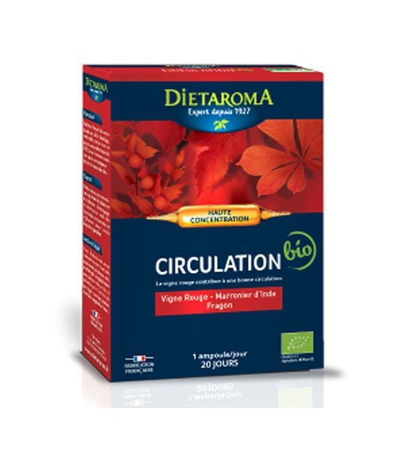 cir-1.jpg Dietaroma Ciculation Sanguine 20Ampoules*10ml – Image 1