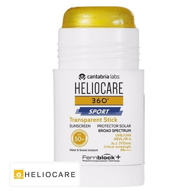 heliocare-360°-sport-stick-solaire-transparent-spf50-25g.jpg Heliocare 360° Sport Stick Solaire Transparent Spf50 – 25g – Image 1