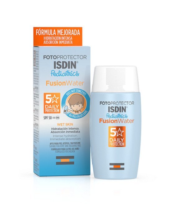 isdin-fusion-water-pediatrics-spf50-50ml-1.jpg ISDIN Fotoprotector FusionWater Pediatrics 50 50ml – Image 1