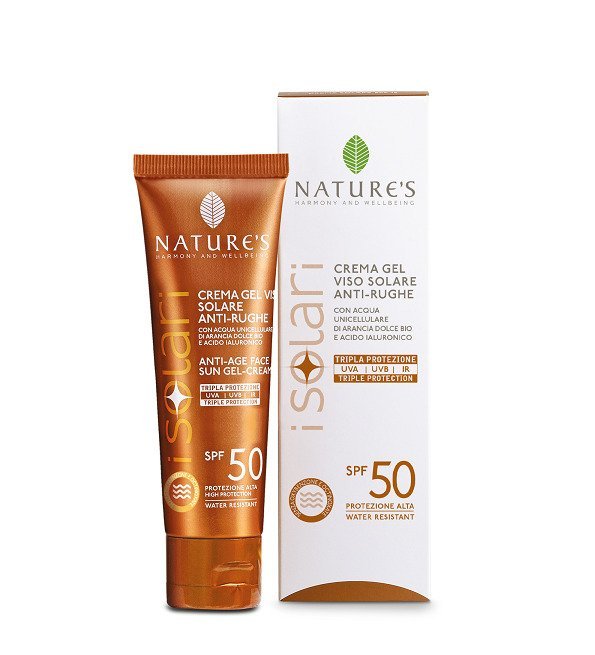natures-Crema-Gel-Viso-SPF50-1.jpg Natures Isolari Gel Creme Visage Anti-age Spf50 50ml – Image 1