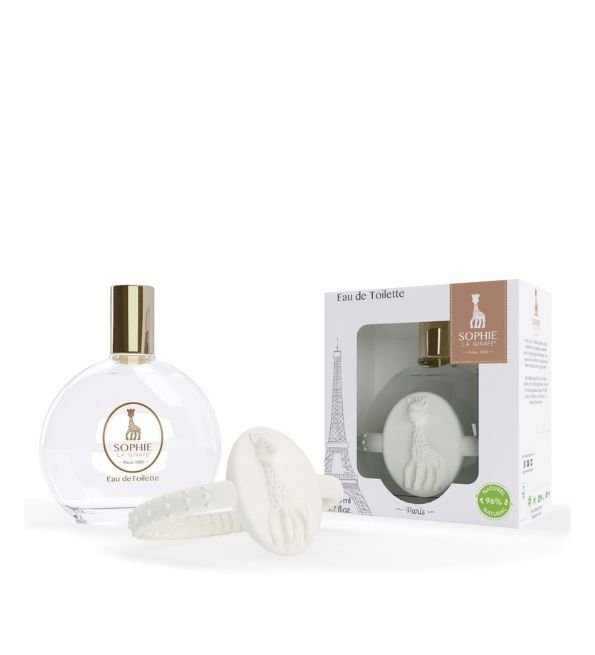 sofie-lagirafe-eau-deparfum-1.jpg SOPHIE LA GIRAFE EAU DE TOILETTE 50 ML PLUS ANNEAU DE DENTITION – Image 1