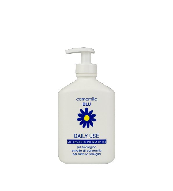 Camomilla-Blu-Daily-use-Nett-intime-ph-5.5-300ml-1.jpg Camomilla Blu Daily Use Nettoyant Intime ph 5.5 300ml – Image 1