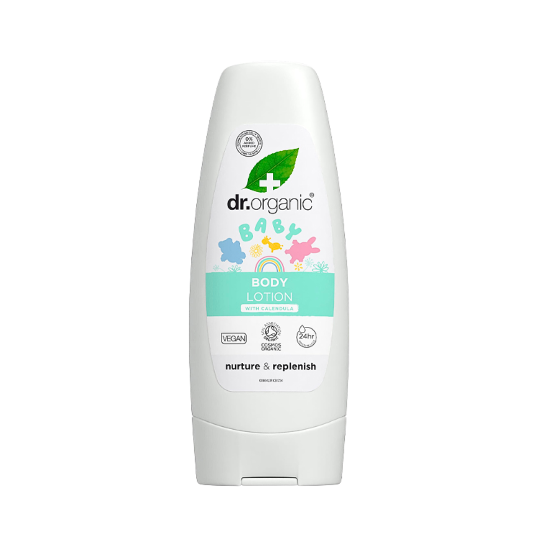 Dr-Organic-Body-Bebe-Lotion-200ml.png Dr Organic Body Bebe Lotion 200ml – Image 1