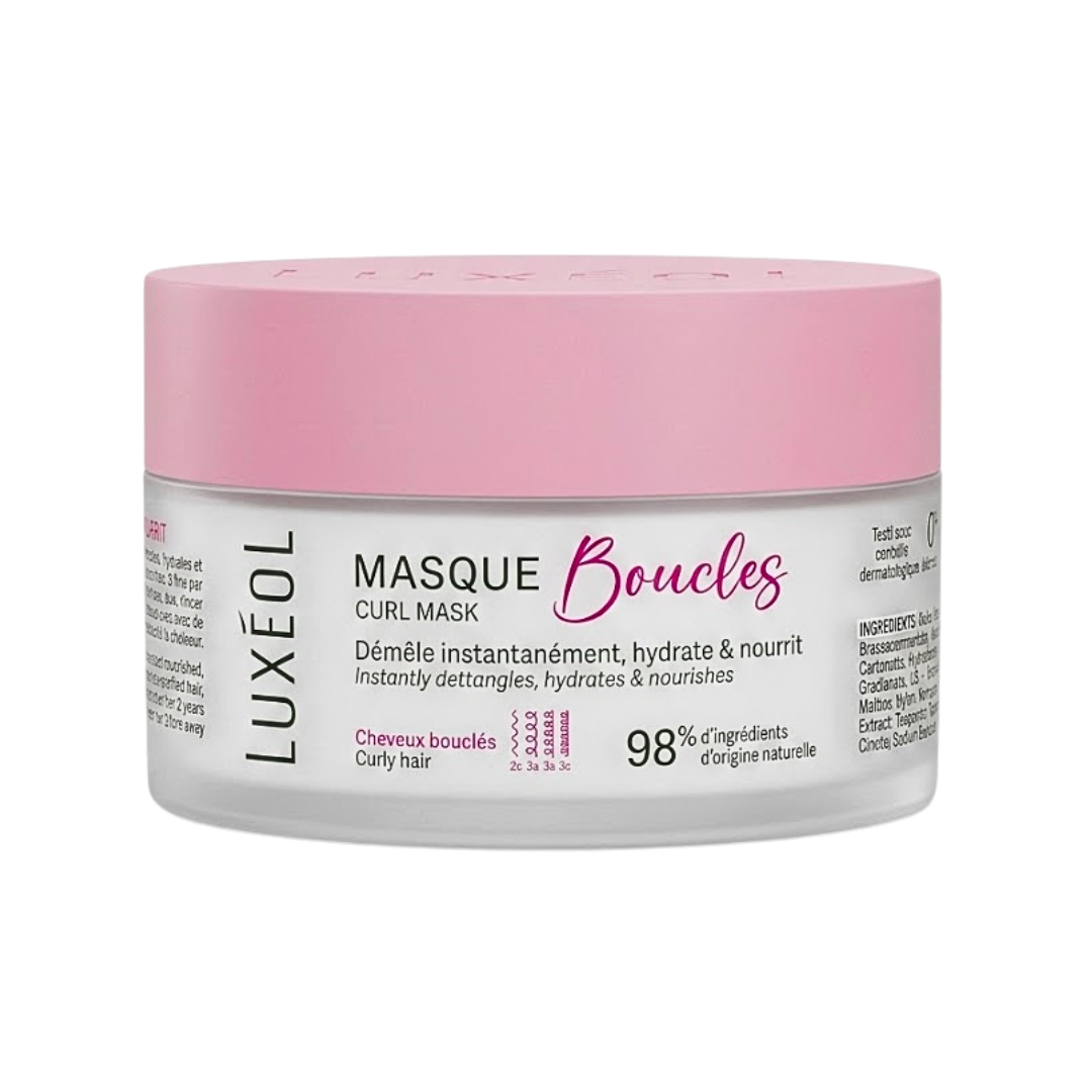 Luxeol-Boucles-Masque-200ml.png Luxeol Masque Boucles 200ml – Image 1