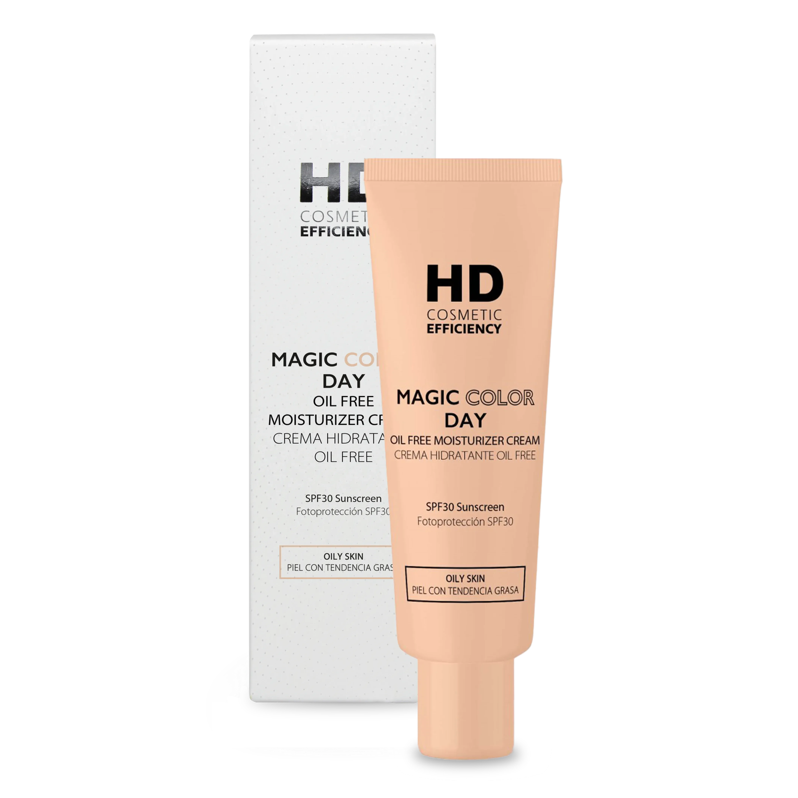 HD COSMETIC EFFICIENCY MAGIC COLOR DAY OIL-FREE MOISTURIZER CREAM 40 ML – Image 1
