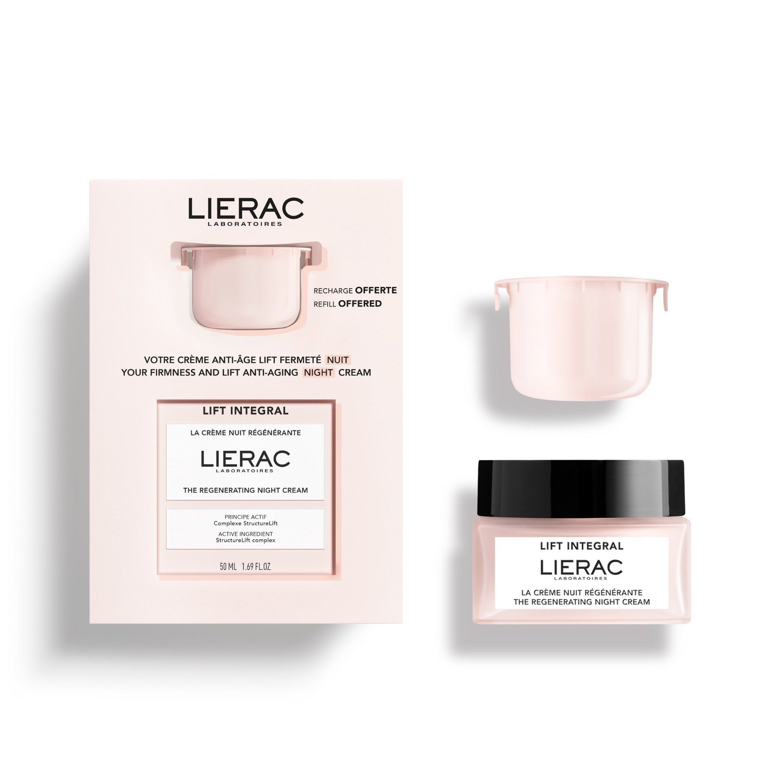 LIERAC Lift Integral La Crème Nuit Régénérante Recharge – Image 1