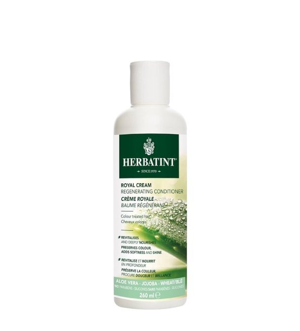 Herbatint-Creme-Royale-260ml-1.jpg Herbatint Royal Cream Conditioner avec Aloe Vera 260ml – Image 1