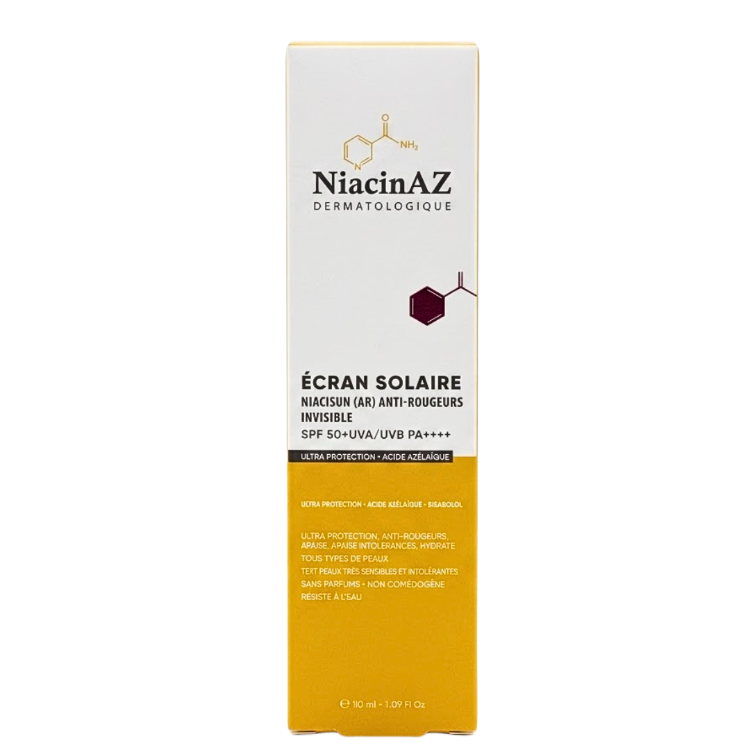 NiacinAZ-Niacisun-Anti-Rougeurs-Invisible-Spf50-50ml.png NiacinAZ Niacisun Anti-Rougeurs Invisible Spf50+ 50ml – Image 1